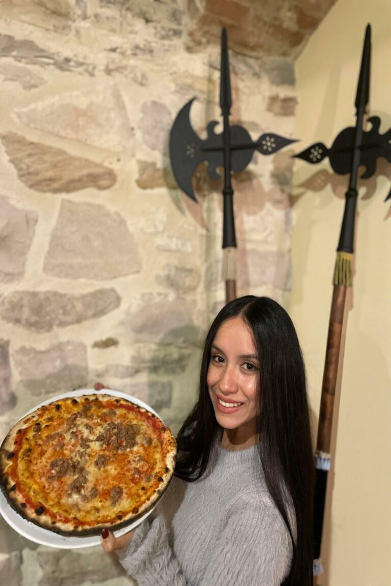 pizzeria castello baccaresca gubbio umbria